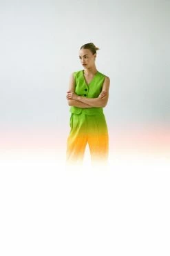 Cropped Tailored Single Breasted Vest 35 Cropped Tailored Single Breasted Vest -Nasty Gal Sales Store Sales womens green cropped tailored single breasted vest 1