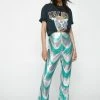 Sequin Wave Multi-Colored Kick Flare