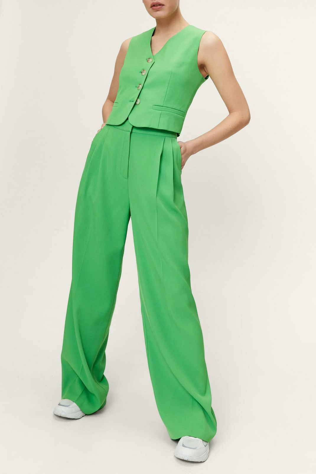 Tailored High Waisted Wide Leg Pants 9 Tailored High Waisted Wide Leg Pants - Image 9