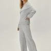 Recycled Knitted Wide Leg Pants