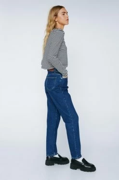Organic Cotton Straight Leg Denim Jeans