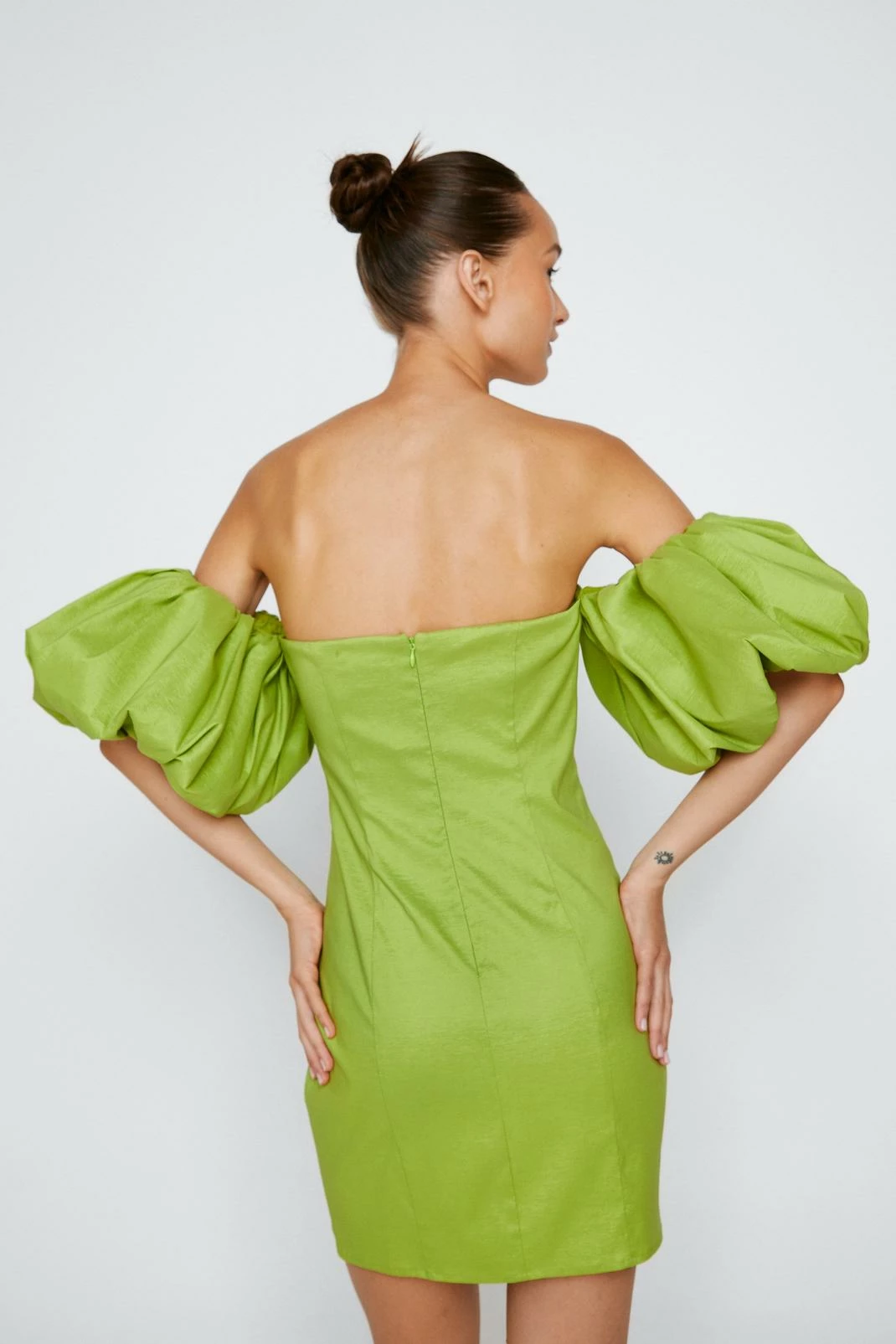 Bardot Taffeta Mini Dress 6 Bardot Taffeta Mini Dress - Image 6