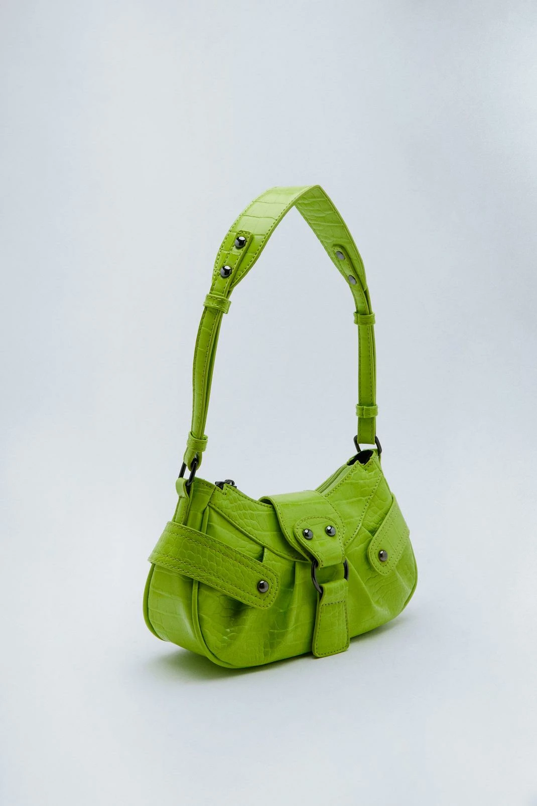 Croc Buckle Mini Shoulder Bag 2 Croc Buckle Mini Shoulder Bag - Image 2
