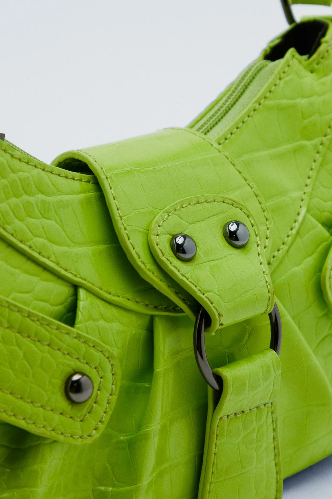 Croc Buckle Mini Shoulder Bag 3 Croc Buckle Mini Shoulder Bag - Image 3