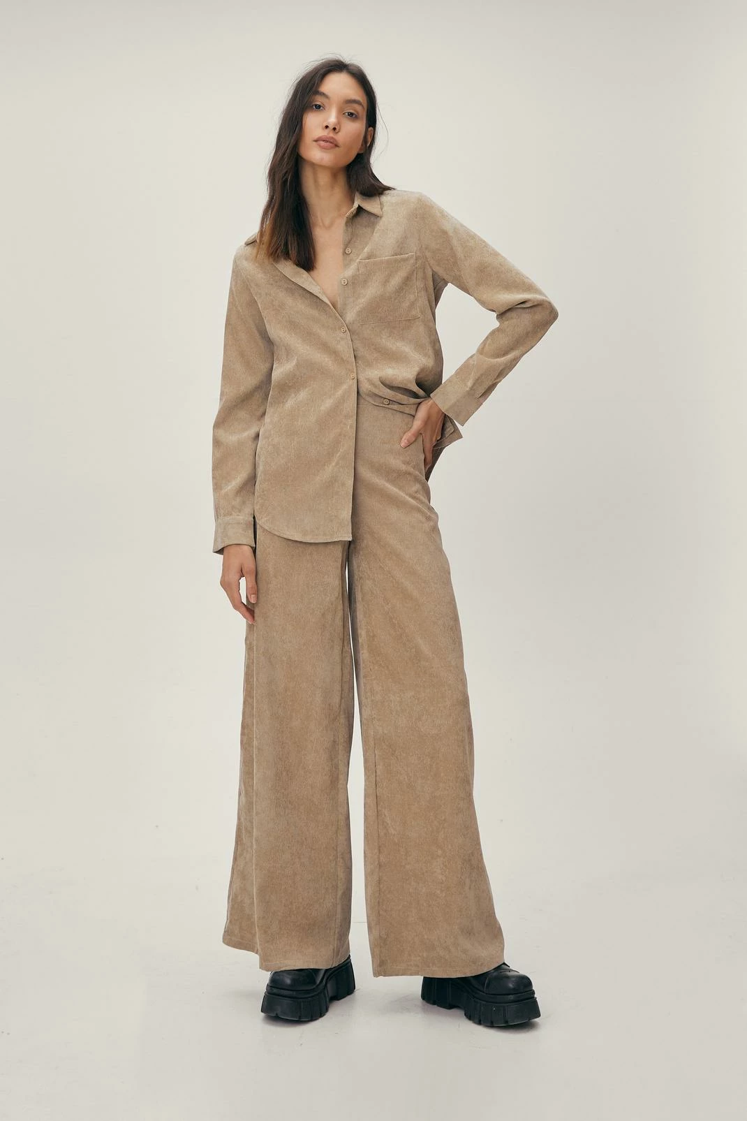 Cord Wide Leg Two Piece Pants 4 Cord Wide Leg Two Piece Pants - Image 4