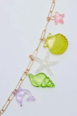 Recycled Sea Charms Bracelet -Nasty Gal Sales Store Sales womens multi recycled sea charms bracelet 1 2