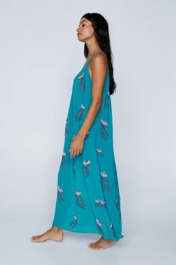 Alternative view of Embellished Jellyfish Maxi Cover Up Dress