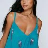 Embellished Jellyfish Maxi Cover Up Dress