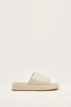 Leather Flatform Mules 5 Leather Flatform Mules -Nasty Gal Sales Store Sales womens off20white leather flatform mules 1