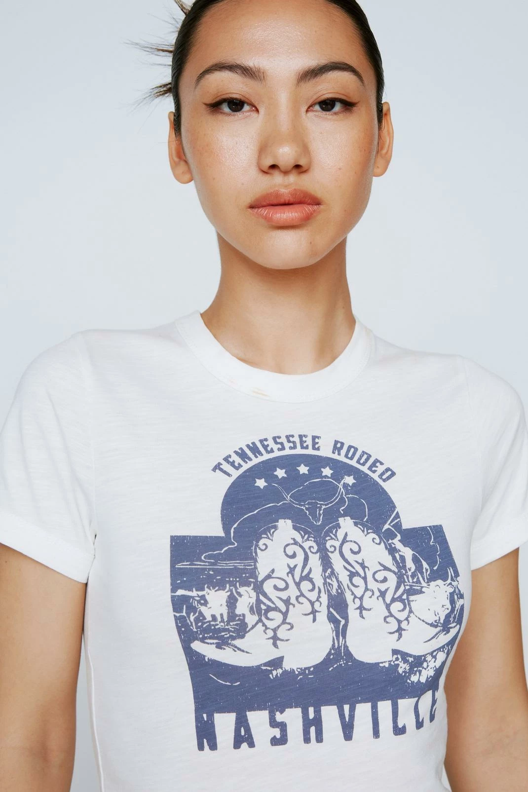 Nashville Graphic Fitted T-Shirt 2 Nashville Graphic Fitted T-Shirt - Image 2