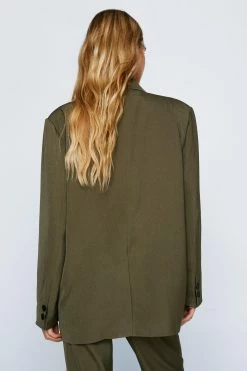 Tailored Single Breasted Blazer -Nasty Gal Sales Store Sales womens olive tailored single breasted blazer 2