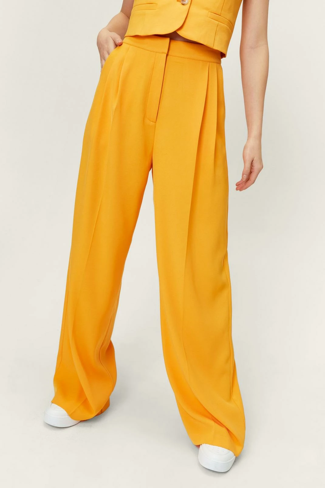 Tailored High Waisted Wide Leg Pants 10 Tailored High Waisted Wide Leg Pants - Image 10