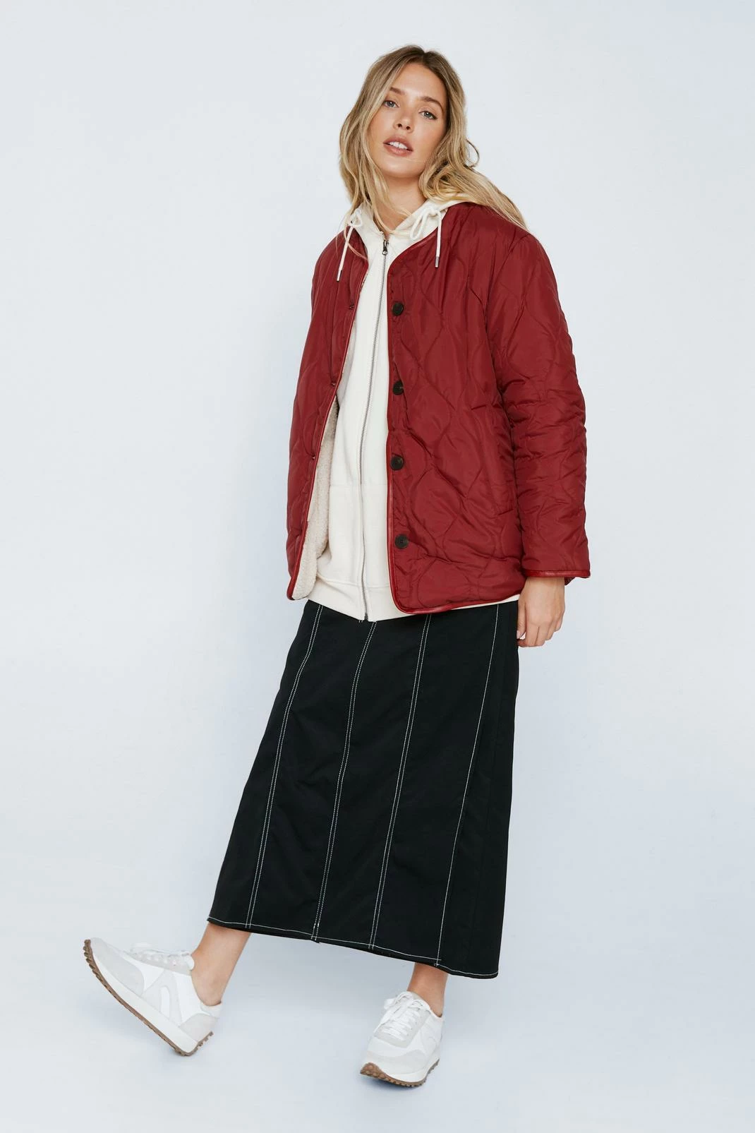 Reversible Teddy Lined Quilted Jacket 5 Reversible Teddy Lined Quilted Jacket - Image 5