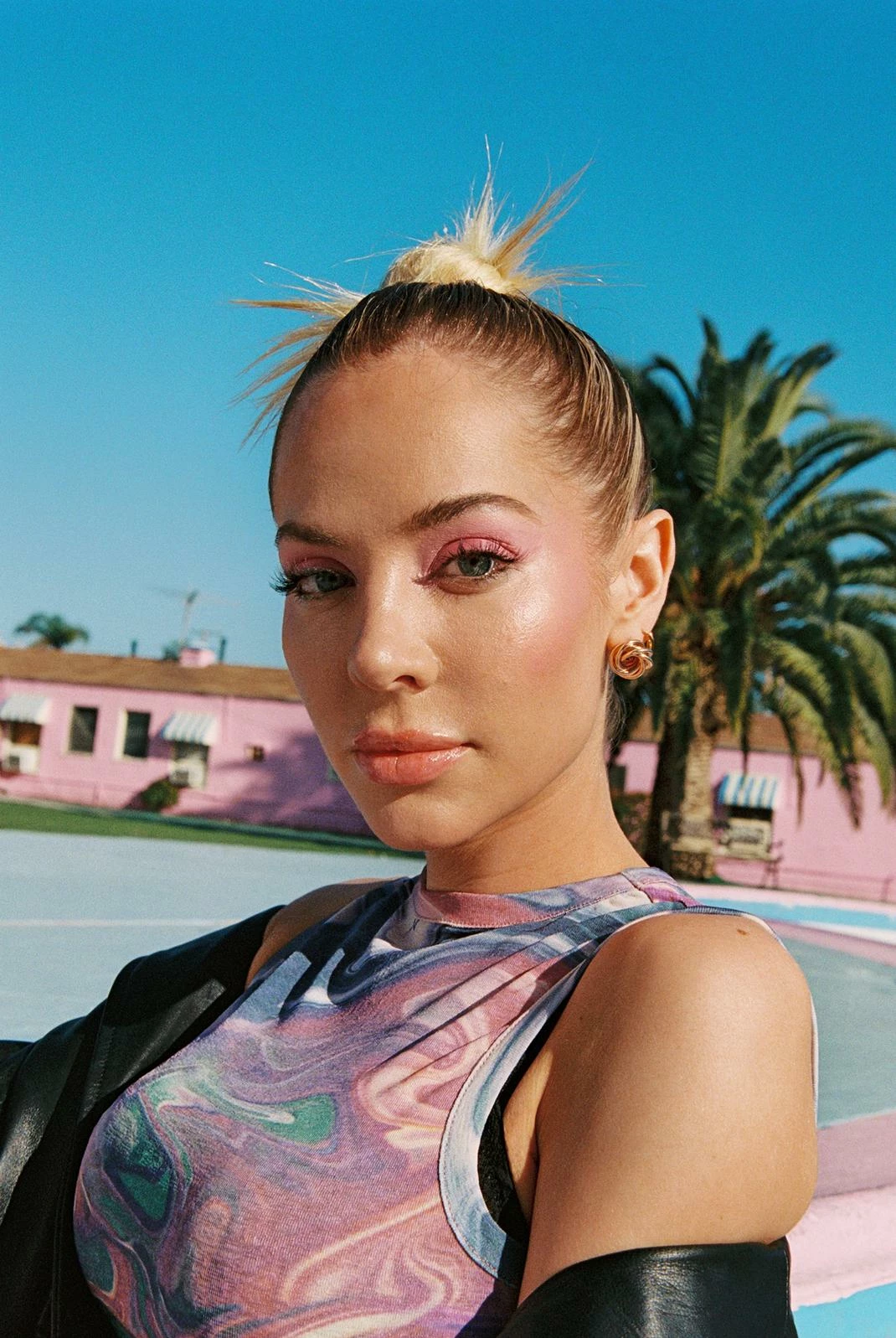 Abstract Marble Mesh Tank Top 2 Abstract Marble Mesh Tank Top - Image 2