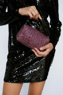 Diamante Embellished Mini Bag
