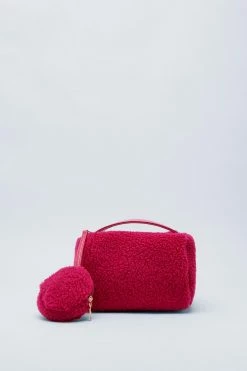 Alternative view of Faux Teddy Cross Body Bag