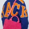 Faux Teddy Woven Day Bag