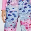 Floral Print Slouchy Wide Leg Jeans