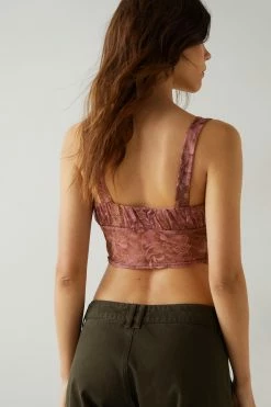 Nasty Gal X Nick Fierro Tattoo Printed Mesh Top -Nasty Gal Sales Store Sales womens pink nasty gal x nick fierro tattoo printed mesh top 2