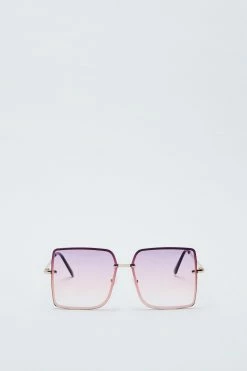 Alternative view of Ombre Colored Lense Oversized Sunglasses