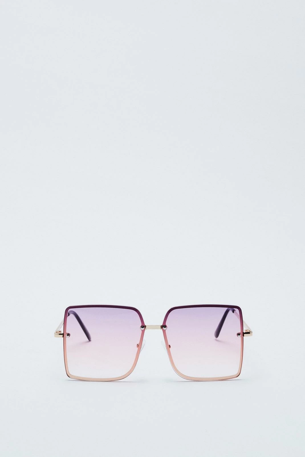 Ombre Colored Lense Oversized Sunglasses 2 Ombre Colored Lense Oversized Sunglasses - Image 2