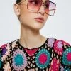 Ombre Colored Lense Oversized Sunglasses