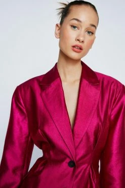 Alternative view of Petite Premium Tailored Blazer Dress