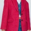 Premium Brushed Wool Oversized Blazer Coat