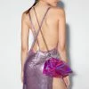 Ruched Embellished Shoulder Bag