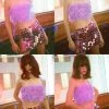 Disc Chainmail Sequin Mini Skirt