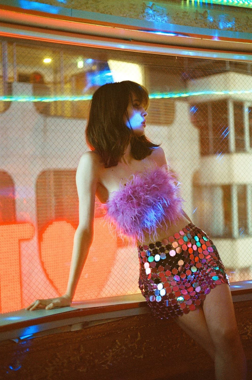 Disc Chainmail Sequin Mini Skirt 16 Disc Chainmail Sequin Mini Skirt - Image 16