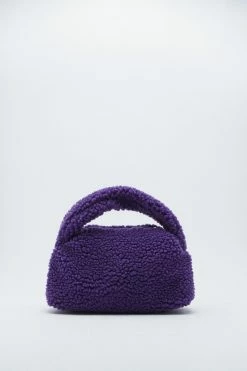 Alternative view of Faux Teddy Slouchy Grab Bag