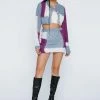 Gauzy Colorblock Knitted Cardigan