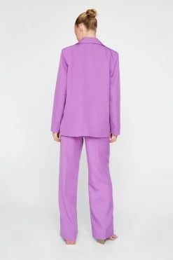 Premium Wide Leg Tailored Pants 12 Premium Wide Leg Tailored Pants -Nasty Gal Sales Store Sales womens purple premium wide leg tailored pants 2