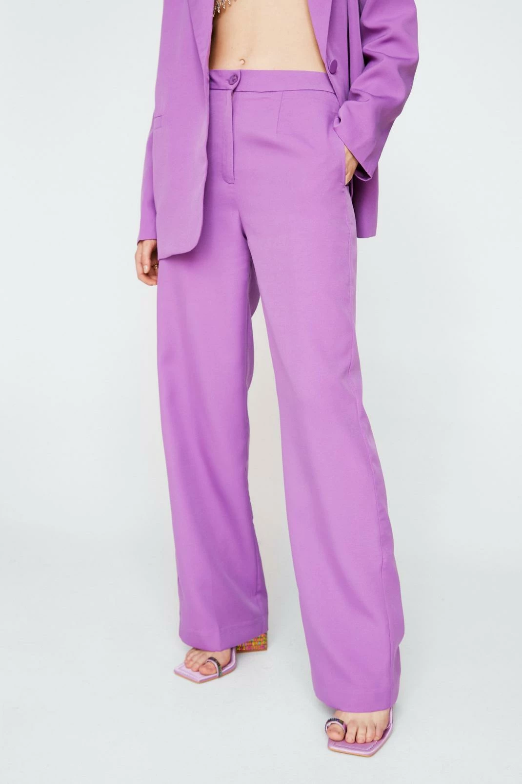Premium Wide Leg Tailored Pants 2 Premium Wide Leg Tailored Pants - Image 2