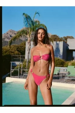 Recycled Ring Bandeau Bikini Set 7 Recycled Ring Bandeau Bikini Set -Nasty Gal Sales Store Sales womens purple recycled ring bandeau bikini set 3