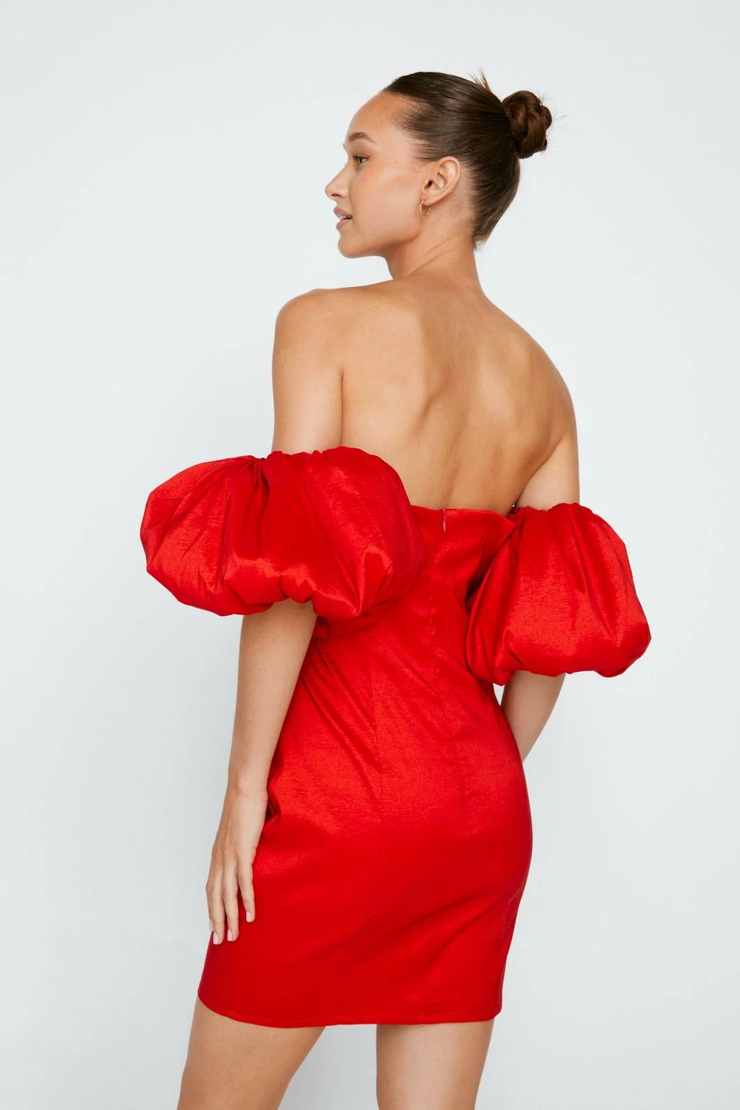 Bardot Taffeta Mini Dress 3 Bardot Taffeta Mini Dress - Image 3