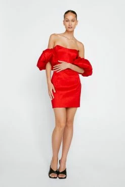 Bardot Taffeta Mini Dress