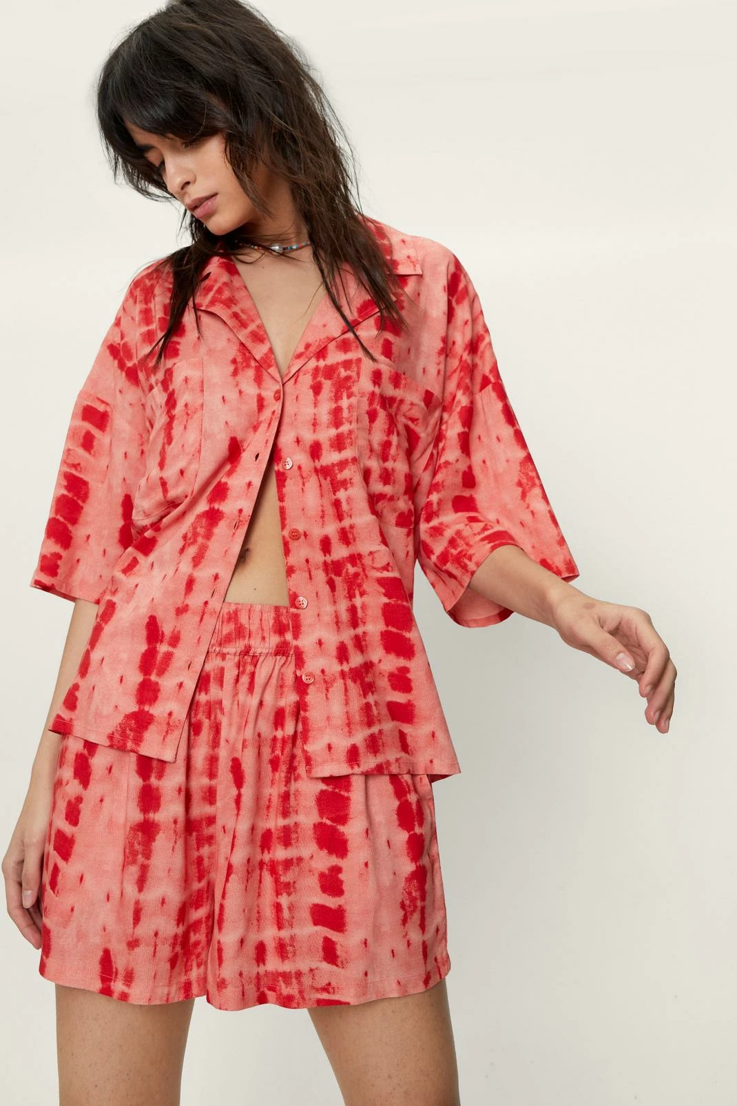 Tie Dye Short Sleeve Resort Shirt 2 Tie Dye Short Sleeve Resort Shirt - Image 2