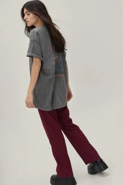 Cord Wide Leg Pants -Nasty Gal Sales Store Sales womens rust cord wide leg pants 2