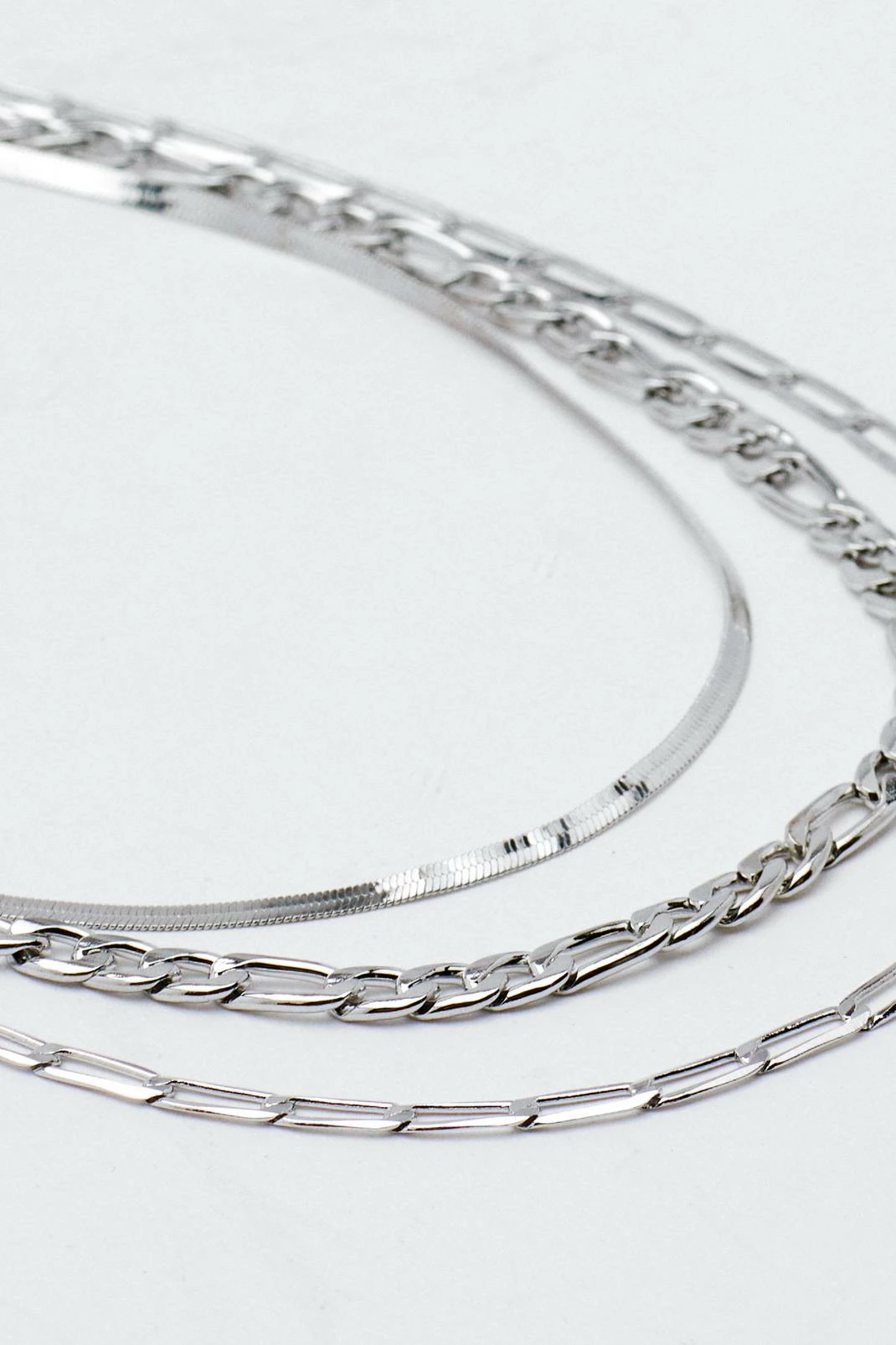 Multi Chain Layered Necklace 3 Multi Chain Layered Necklace - Image 3