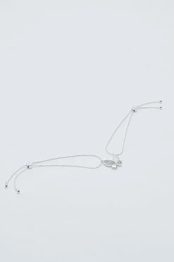 Alternative view of Silver Plated Butterfly Friendship Bracelet Set