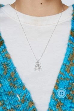 Sterling Silver Gummy Bear Necklace -Nasty Gal Sales Store Sales womens silver sterling silver gummy bear necklace 3