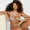 Plus Size Textured Snake V Wired Bikini Set