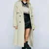 Premium Twill Double Layer Trench Coat