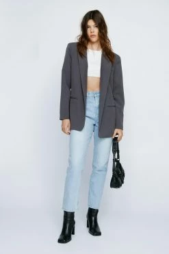 Organic Cotton Straight Leg Denim Jeans -Nasty Gal Sales Store Sales womens super20pale20wash organic cotton straight leg denim jeans