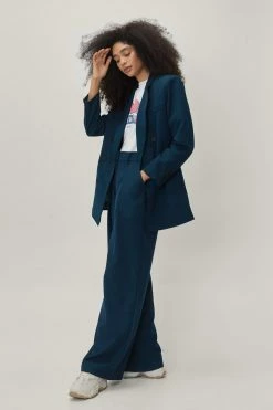 Double Pleated Tailored Pants