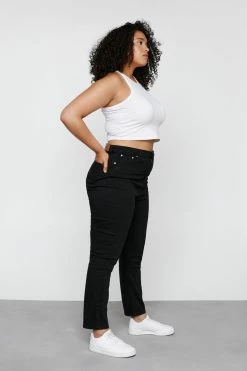 Plus Size Denim Skinny Jeans -Nasty Gal Sales Store Sales womens true20black plus size denim skinny jeans 1