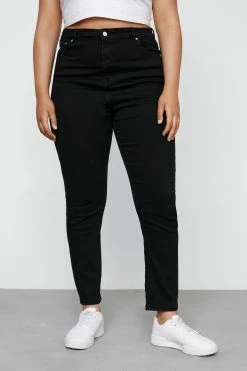 Plus Size Denim Skinny Jeans -Nasty Gal Sales Store Sales womens true20black plus size denim skinny jeans