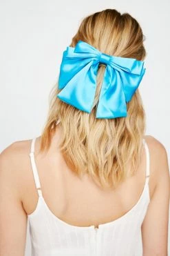 Satin Bow Hair Clip